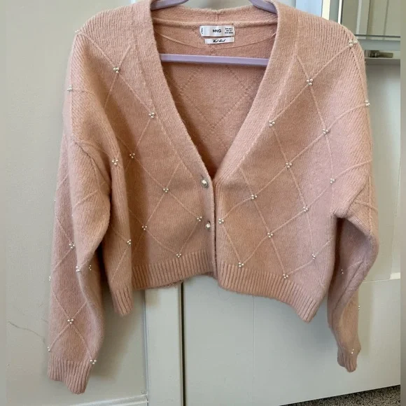 2 Piece Cardigan & Knit Top ❤️ - Wool Blend - Small - Picture 5 of 8